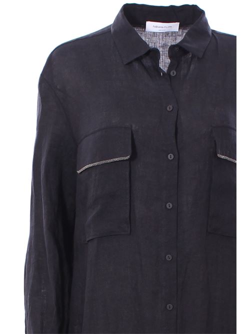 Abito chemisier in lino FABIANA FILIPPI | ABD273W217V886825